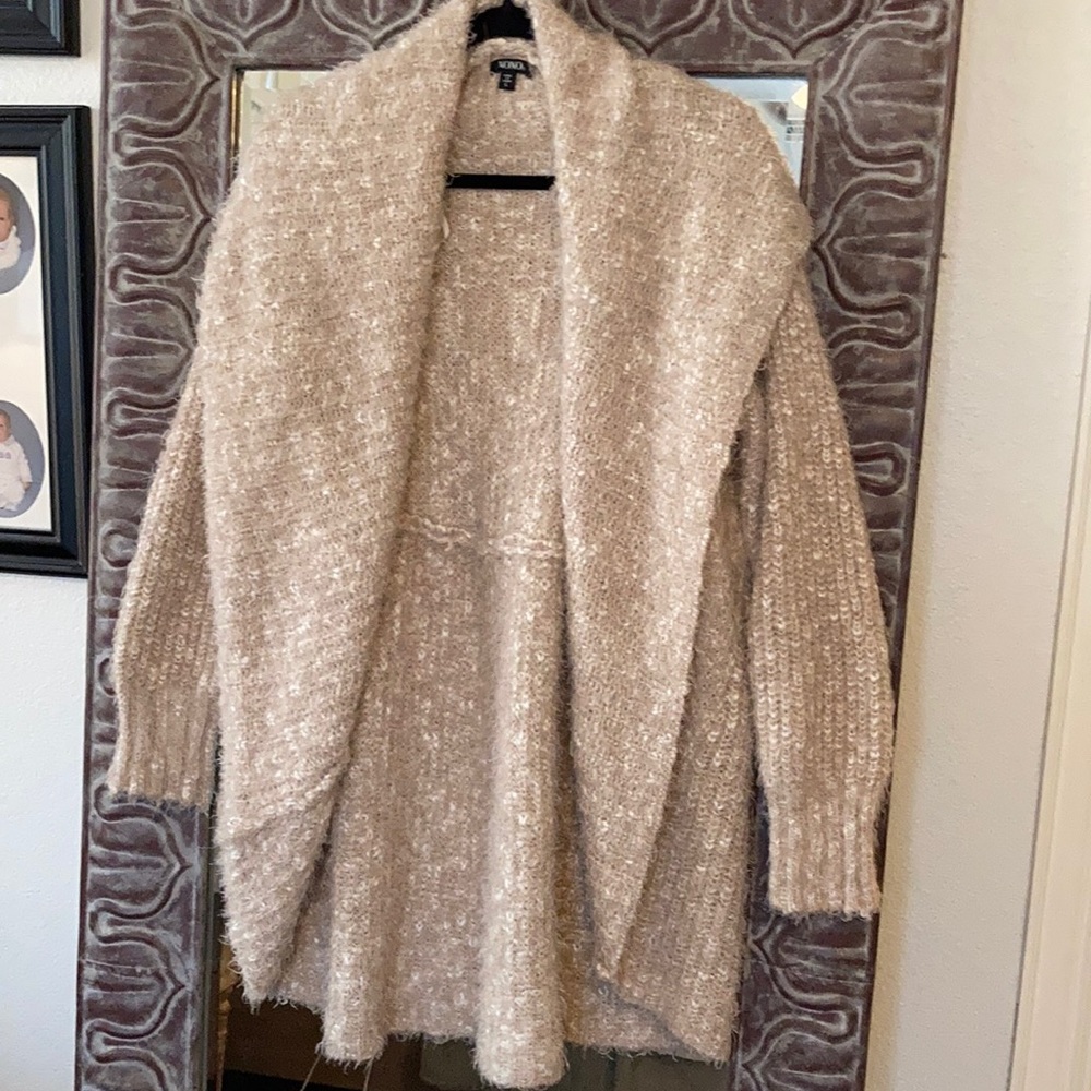 XOXO heavy cardigan sweater
